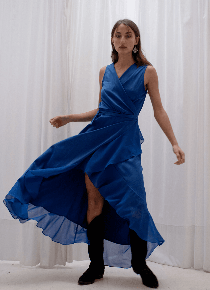 Vestido Dalma azul 