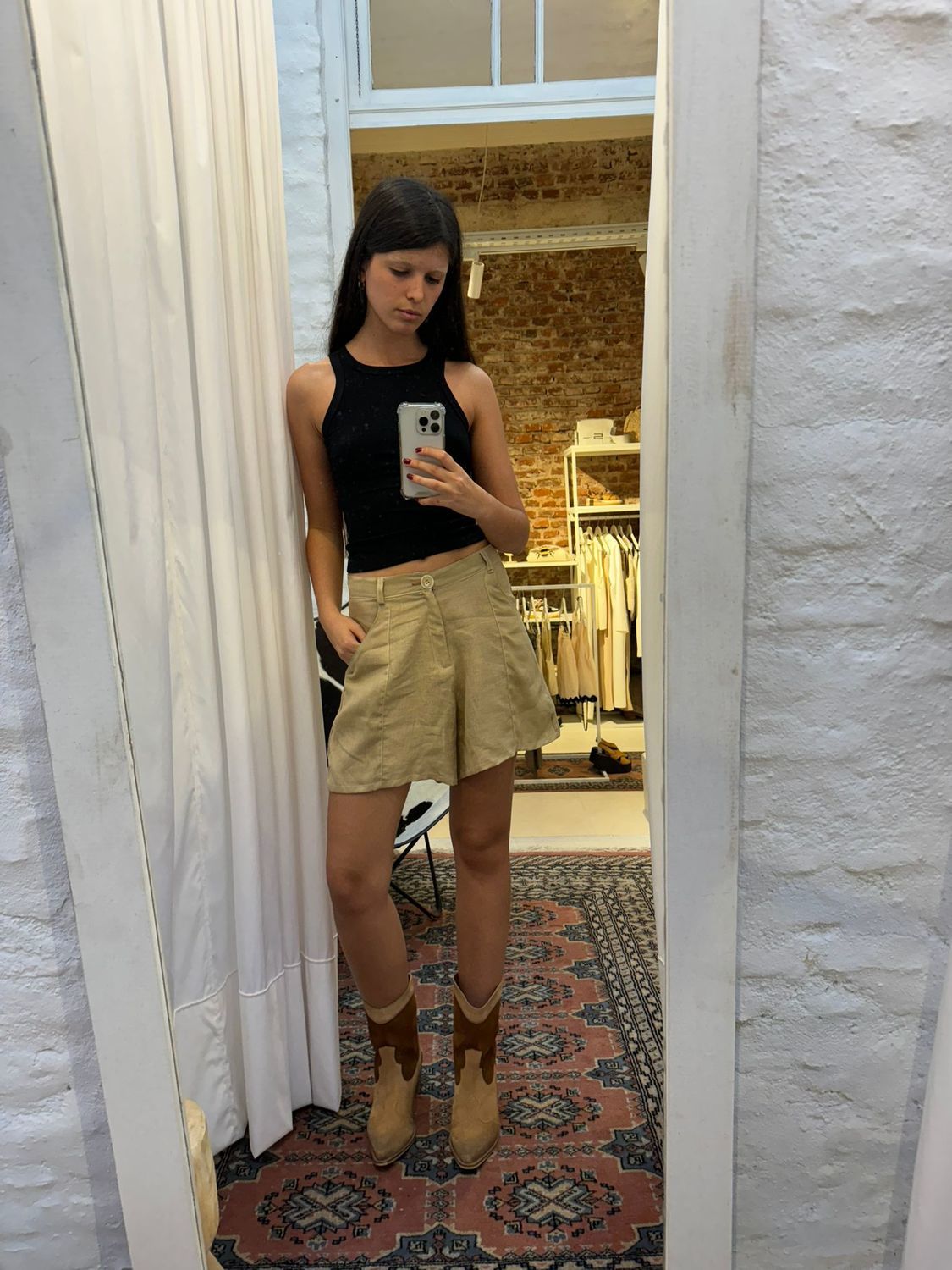 Short Roma beige s