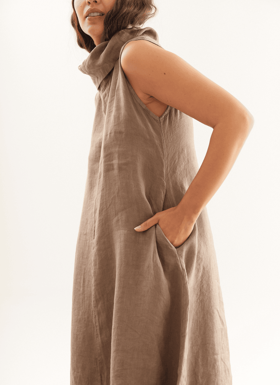 Vestido Malaguas gris 